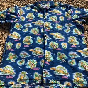 SOLD Hilo Hattie Big Kahuna all over print shirt
